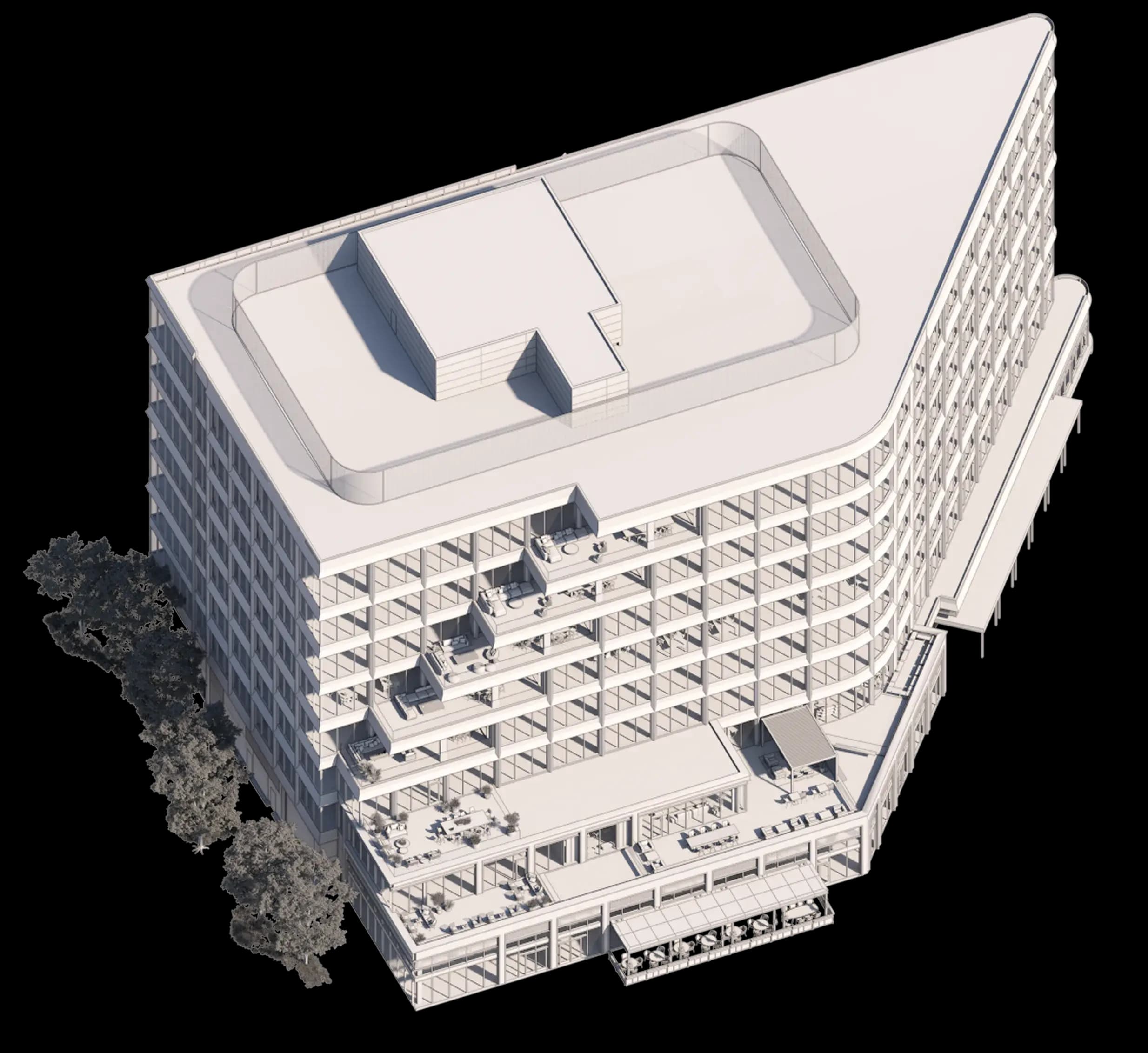 One Cherry Creek building rendering